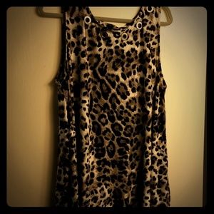 Flowy Animal Print Tank